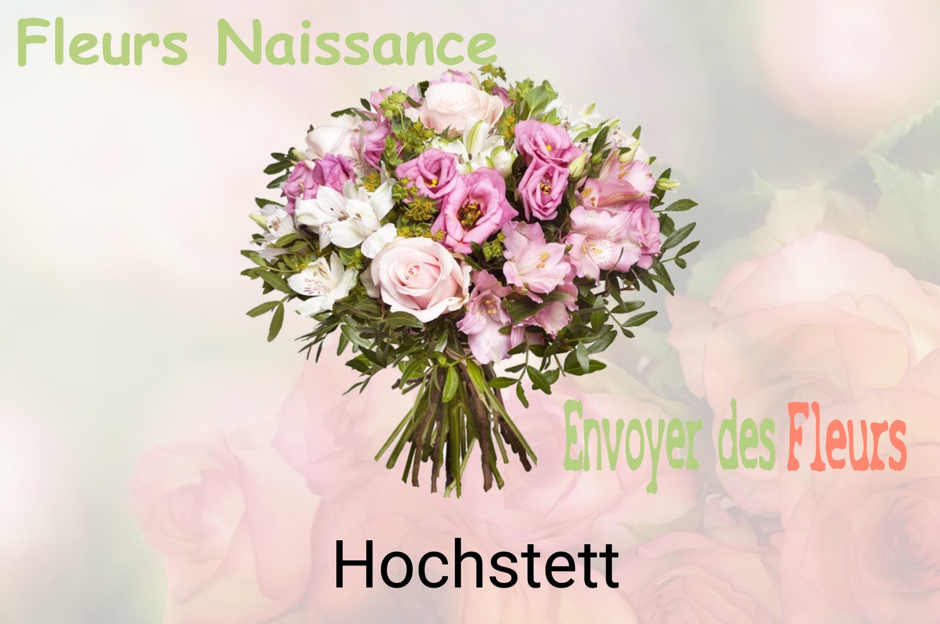 Bouquet de fleurs de naissance livré à Hochstett