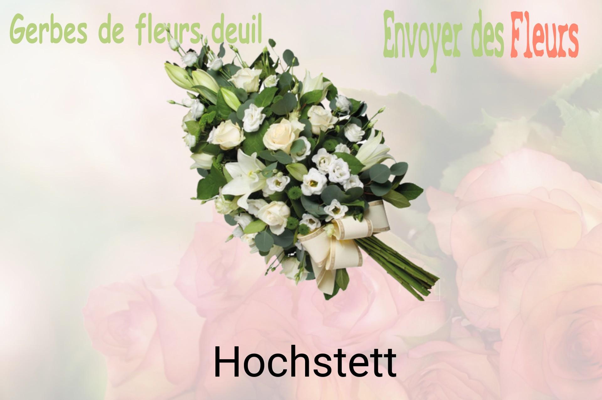 Gerbe de fleurs de deuil livrée à Hochstett